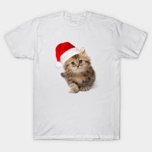 Cute Christmas Little Cat T-Shirt